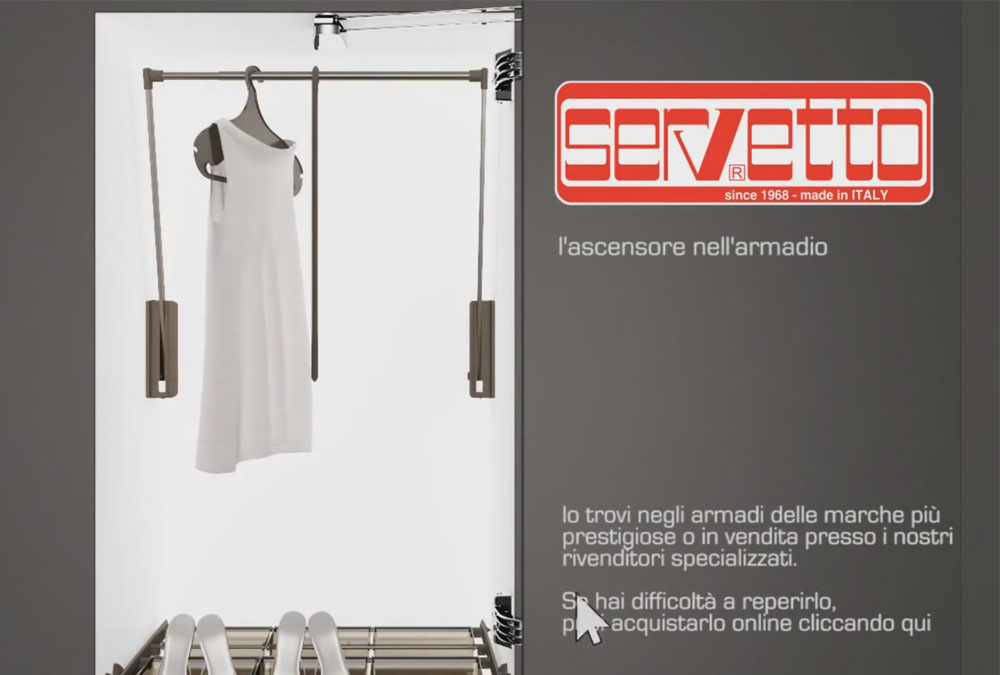 Servetto - Un ascenseur dans votre armoire